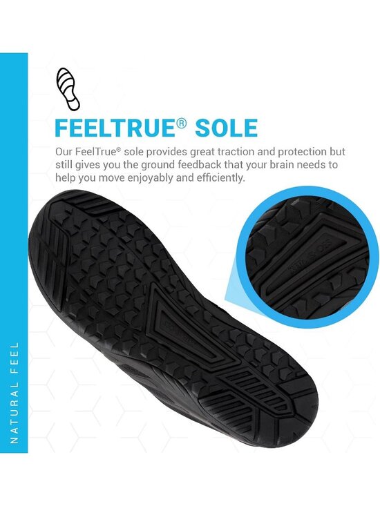 Xero Men\'s Black Asphalt Rubber Lightweight Lace Up Running Athletic Shoes main image 4